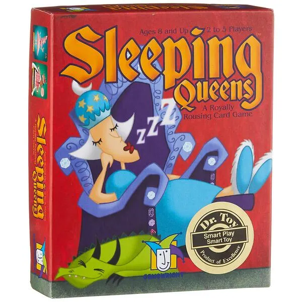 Sleeping Queens! Fun Card Game for Kids and Families. Great for Kids aged 8+ and 2-5 Players, from Gamewright.