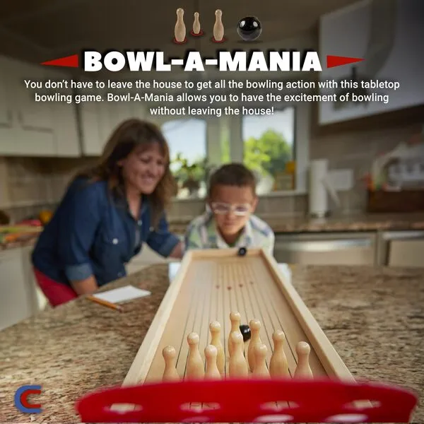Carrom 555.01 Bowl-A-Mania Game