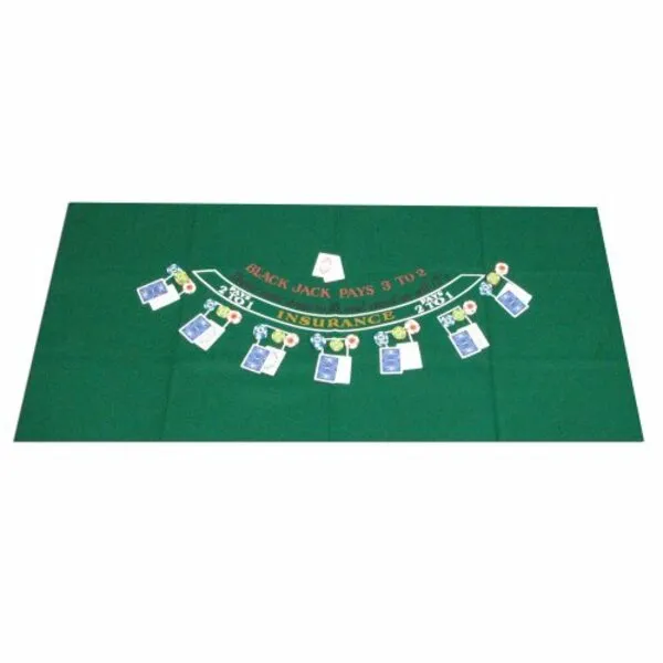 Trademark Poker 405694 Blackjack Layout, 36 x 72 Inch