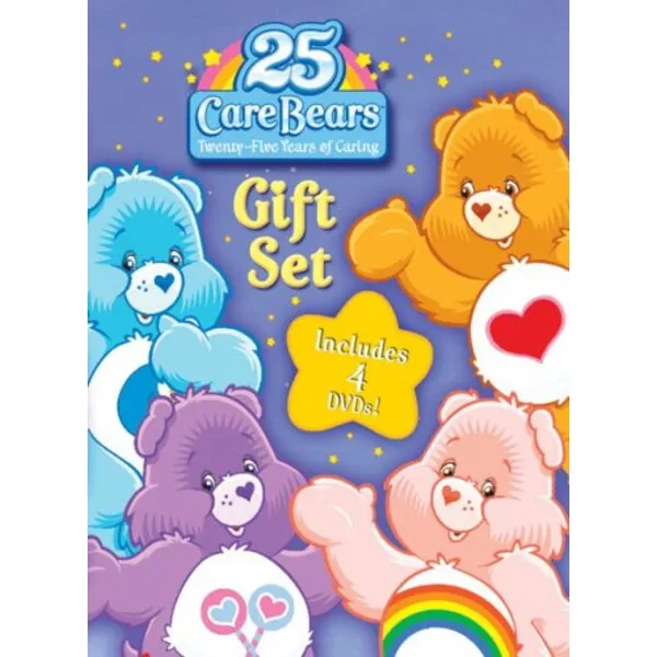 Care Bears 25th Anniversary 4 Dvd Gift Set