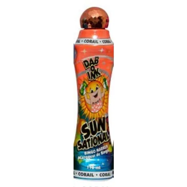 Sunsational Bingo Dauber - Coral - 4oz