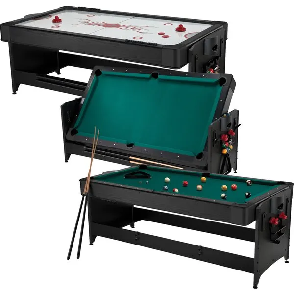 Fat Cat by GLD PRODUCTS Original 2-in-1, 7-Foot Pockey Game Table (Air Hockey and Billiards)