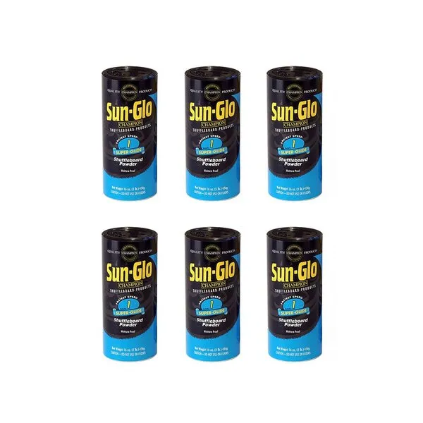 Sun-Glo Six Pack Speed #1 Super-Glide Shuffleboard Table Wax
