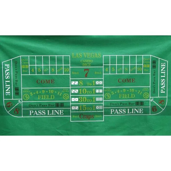 Brybelly Craps Table Felt