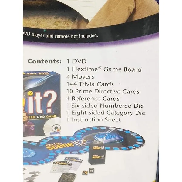 Mattel Star Trek Scene It? DVD Game with Real TV and Movie Clips