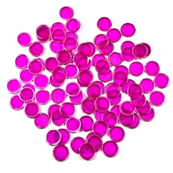 OTC Purple Magnetic Bingo Marker Chips 100 Pieces
