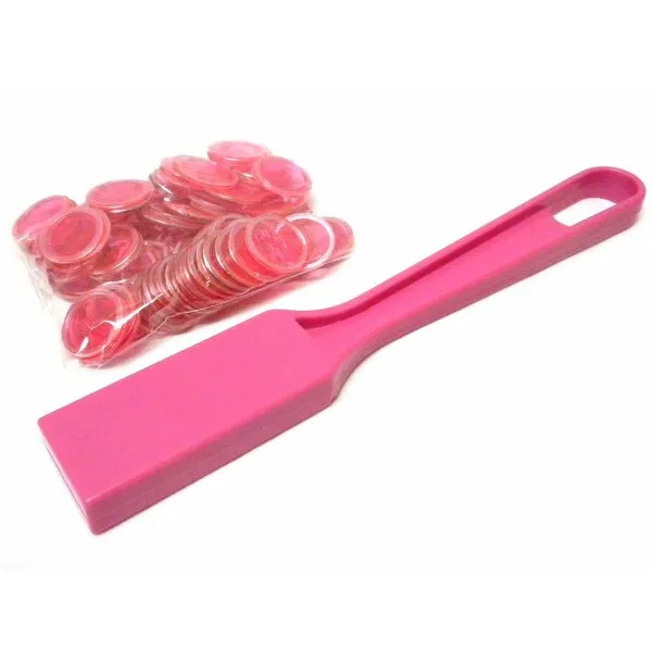 SmallToys Bingo Magnetic Wand with 100 Chips - Pink