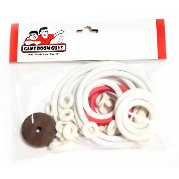 Game Room Guys Williams Paddock Pinball White Rubber Ring Kit