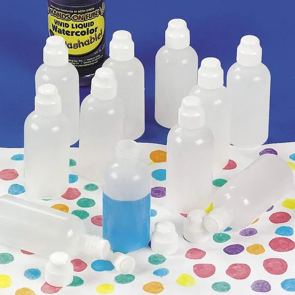 Fun Express Dauber Bottles. - Set of 12 Refillable Markers - Bingo Game Supplies and Kid Crafts