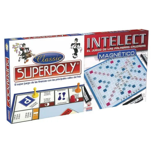 Falomir 646393 Double Game – SuperPoly + Intelect Magnetic