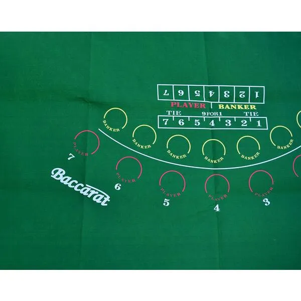 New Casino Baccarat Green Felt Layout 36