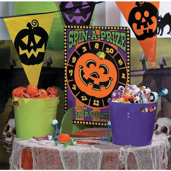 Halloween Spinner Prize Wheel Game (wood) Carnival Party Game