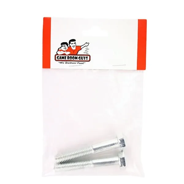 Game Room Guys Chrome Pinball Machine Leg Bolts - Set of 2