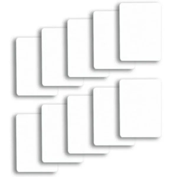 Set of 10 Durable Poker (Bridge Size) Cut Cards - Choose Color!