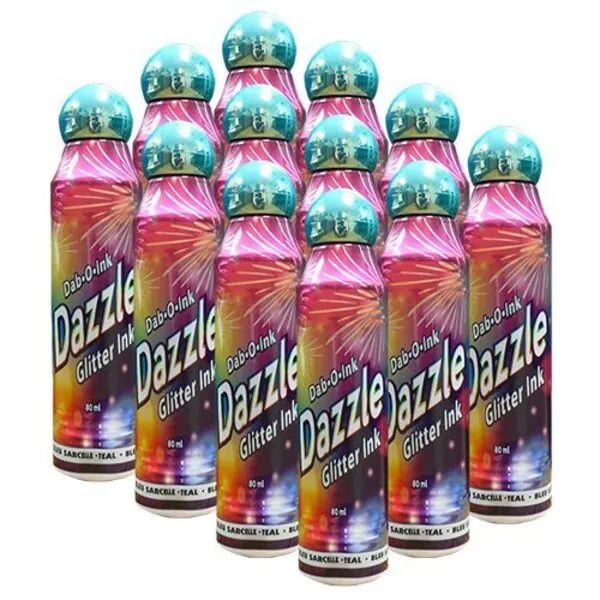 Dazzle One Dozen 3oz Teal Bingo Dauber