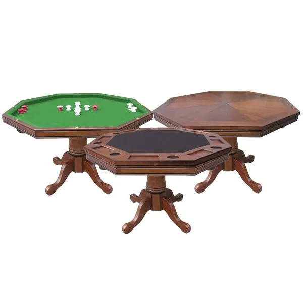 Hathaway 3-in-1, Walnut Poker Table