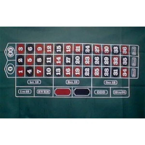 Brybelly Home Style Roulette Felt Layout