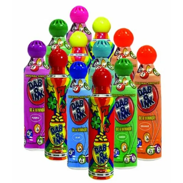 Dab-O-Ink One Dozen 1.5oz Mini Tip Assorted Bingo Dauber