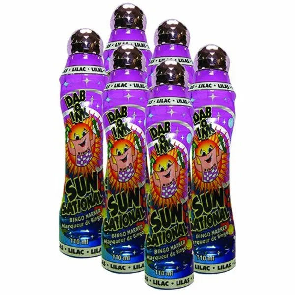 Sunsational Six Pack 4oz Lilac Bingo Dauber