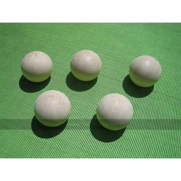 Masters Traditional Games Set of 20 Coconut Shy Ball (Beech, Approx. 2 inch diam)