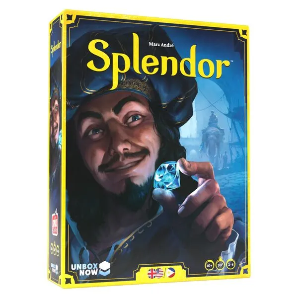 Splendor Board Game (Packaging May Vary) - Master The Art of Wealth and Prestige! - Engaging Gem Minding Strategy Game for Kids & Adults, Ages 10+, 2-4 Players, 30 Min Playtime, Made by Space Cowboys