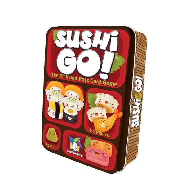 Sushi Go - The Pick and Pass family Card Game from Gamewright, great for 2-5 players aged 8 and up