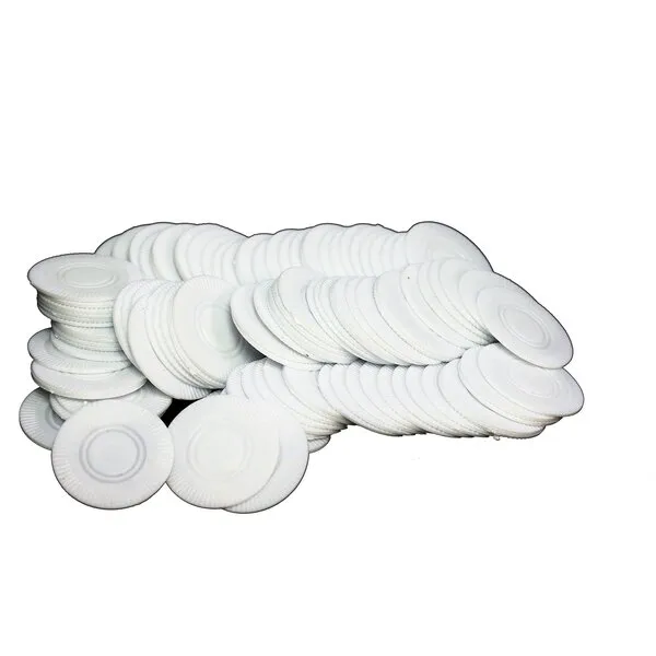 PAVILIA White Poker Chips/100-Bg