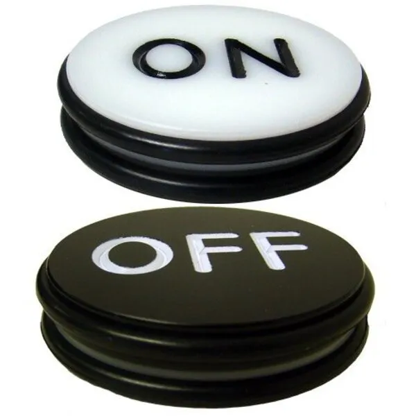 Brybelly Large Size Casino Grade 2-Sided On Off Craps Dealer Puck - Comes with Free Dice!