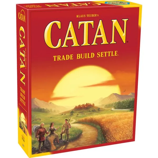 CATAN Board Game (Base Game) | Family Board Game | Board Game for Adults and Family | Adventure Board Game | Ages 10+ | for 3 to 4 Players | Average Playtime 60 Minutes | Made by Catan Studio