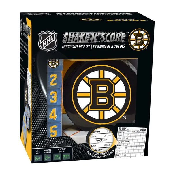 MasterPieces NHL Unisex Shake N' Score Travel Dice Game