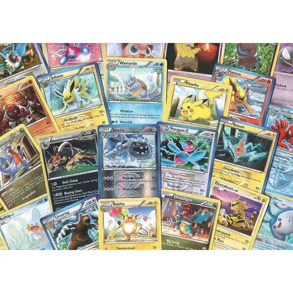 Pokemon TCG: Random Cards From Every Series, 100 Cards In Each Lot Plus 7 Bonus Free Foil Cards