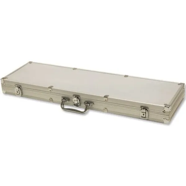 Brybelly Deluxe 600 Chip Aluminum Poker Case - Includes Bonus Poker Buttons!
