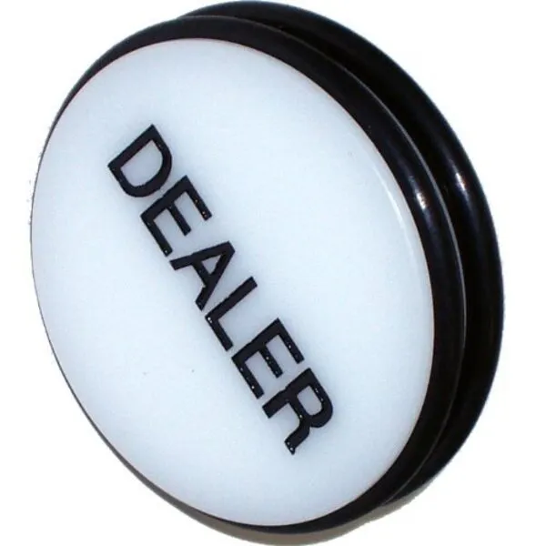 Brybelly 3 Inch Double Sided Casino Grade Dealer Button Puck - Includes Bonus 2 Blind Buttons!
