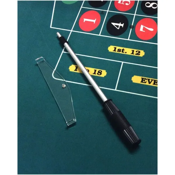 Casino Roulette Adjustable Telescopic Rake With 8
