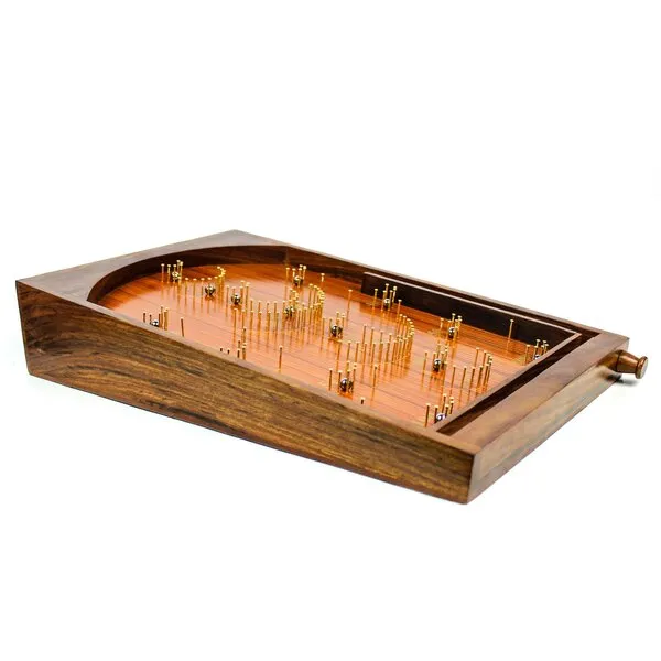 Nagina International Bagatelle Pinball Game on Traditional Wooden Craft Table | Gifts and Exclusive Games (Large)
