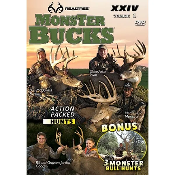 Br &Nameinternal Realtree Outdoors DVD Monster Bucks XXIV, Volume 1