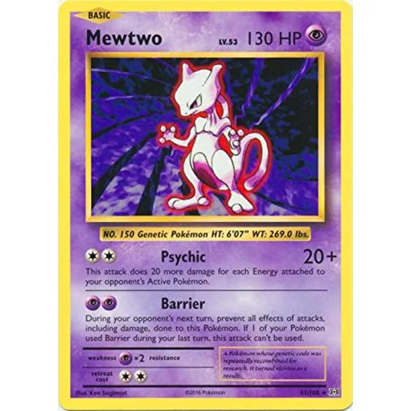 Pokemon - Mewtwo (51/108) - XY Evolutions