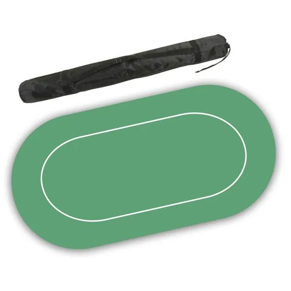 DA VINCI Non Slip 70 x 36 inch Neoprene Rubber Foam Poker Table Mat and Card Game Layout
