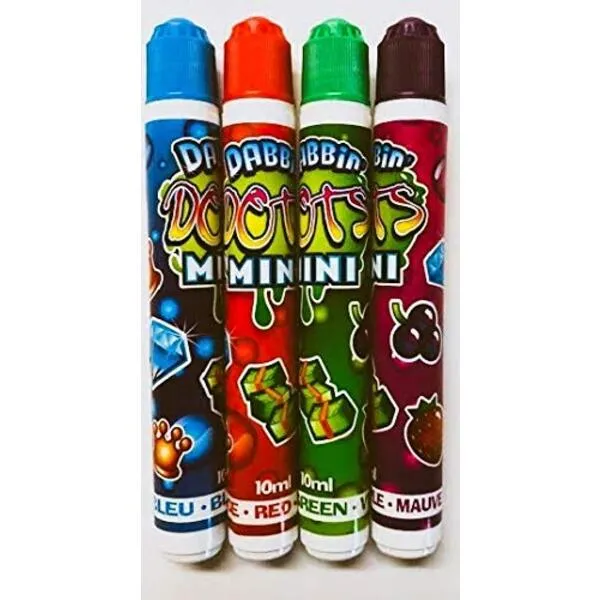 Dabbin Dots Mini Daubers 10ML- Pack of 4- Red, Blue, Green, Purple
