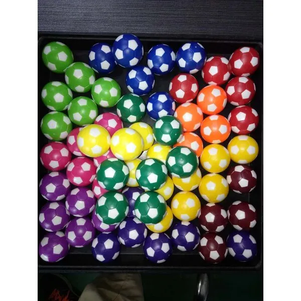 Sunfung Table Soccer Foosballs Replacement Balls Mini Multicolor 36mm Official Foosball 12 Pack