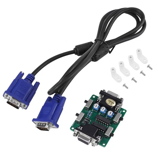 Arcade VGA Connection-Arcade Screen Scan line Generator VGA Connection Scan Line Video Effect Generator Power for Arcade Machine Retro Games