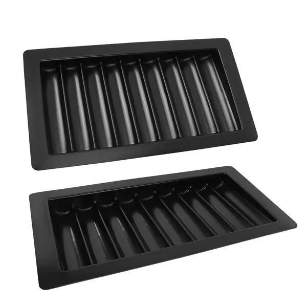 GSE Casino Poker Table Plastic Chip Trays, Las Vegas Style Dealer Table Chips Tray for Poker Chips