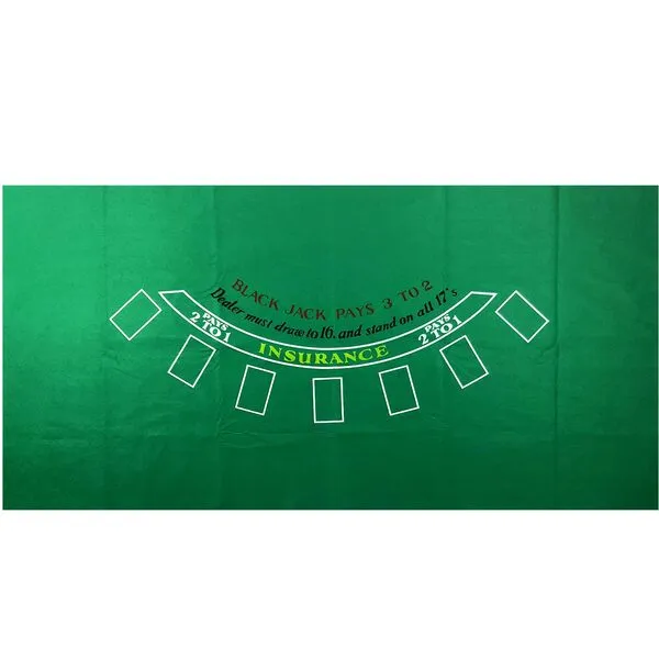 Blackjack Table Top Felt Layout - 36\