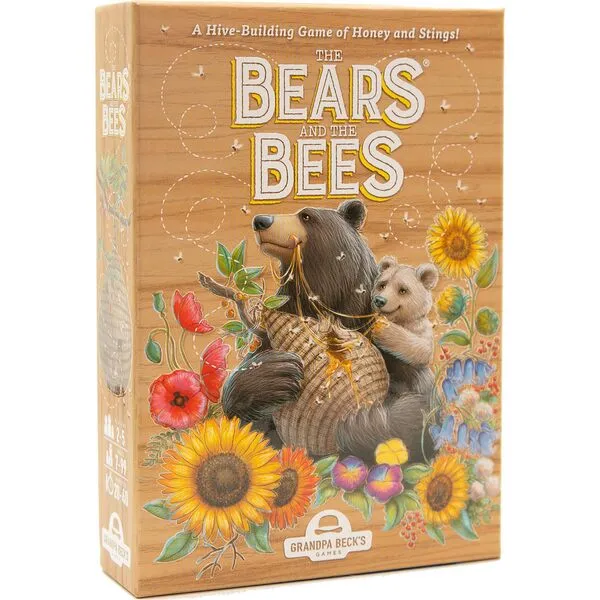 Grandpa Beck\'s Games The Bears and The Bees | Strategic Tile Laying Card Game for Kids, Teens, & Adults | from The Creators of Cover Your Assets | 2-5 Players 7+