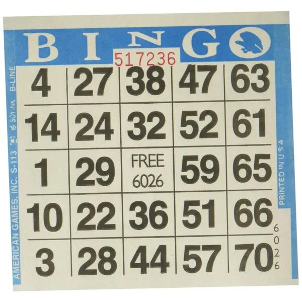 American Games 1on Blue Bingo Paper (500 Sheets),Cards included