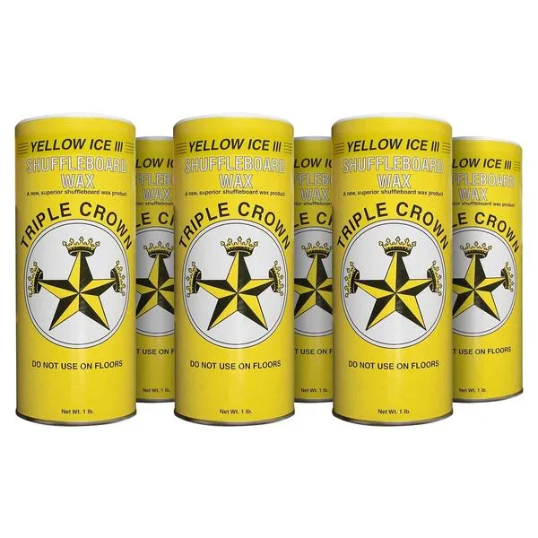 TRIPLE CROWN Yellow Ice III Shuffleboard Wax