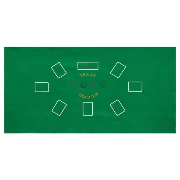 GSE Games & Sports Expert Casino Tabletop Felts, Professional Table Top Mat for Family/Friends Parties, Casino Night