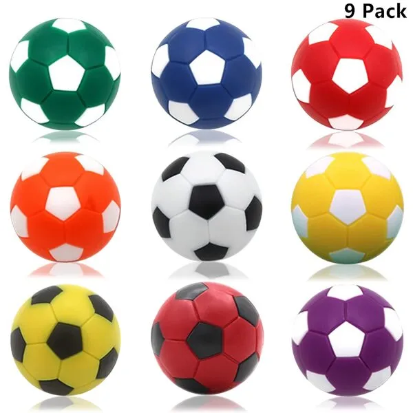 OuMuaMua Foosball Table Balls 1.42 Inch Soccer Balls for Tabletop Game Foosball Table World Cup Accessory Replacements