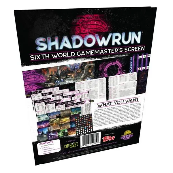 Shadowrun RPG (6th Edition) - Gamemaster Screen