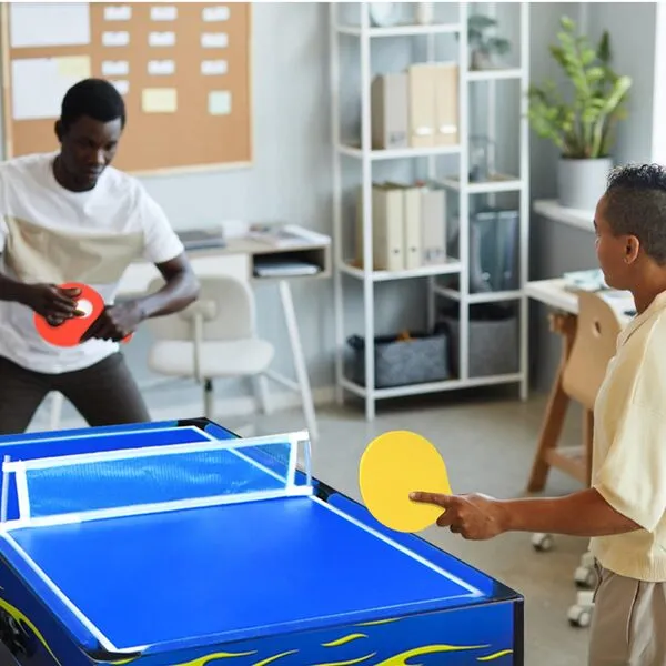 vocheer 4 in 1 Combo Game Table, 48in Multi Function Table Pool Table, Foosball Table, Hockey Table, Table Tennis Table
